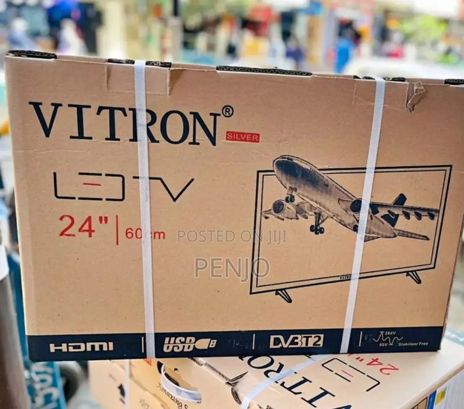 🎁 VITRON SILVER 24-Inch LED TV (HTC 2446D) – Stylish, Smart, and Crystal-Clear Viewing for Every Home!