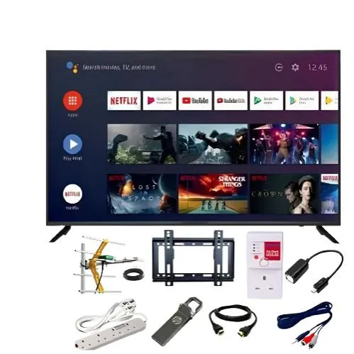 🎁 TCL 43-Inch 1080p Smart TV 📱 Android TV with Google Assistant 🌟 Stunning Full HD Display 🎬 Stream YouTube, Netflix & More 📡 Dolby Audio & Google TV 📲 1-Year Warranty ✅