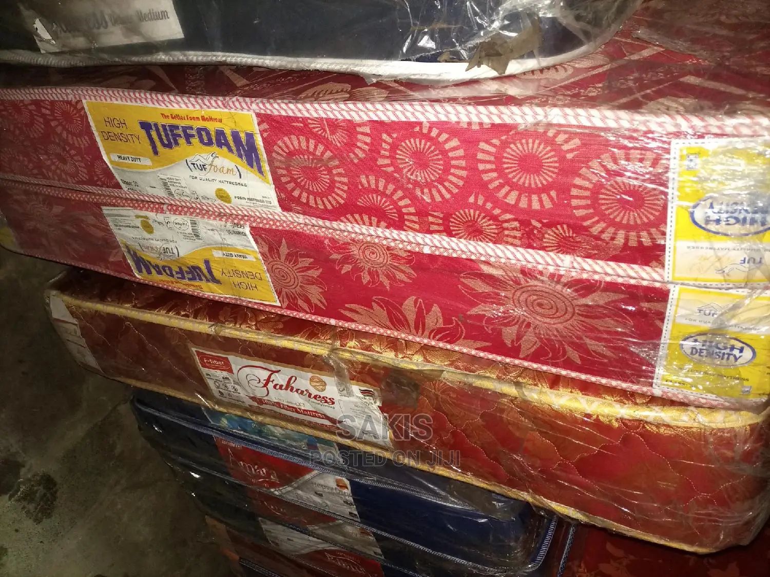 🎁 Tuffoam 6-Inch High Density Heavy Duty Mattress 🛏️ | Durable & Supportive 💪 | Luxurious Floral Cover 🌺 | Ideal for Home, Guest Rooms & Hostels 💤🔥