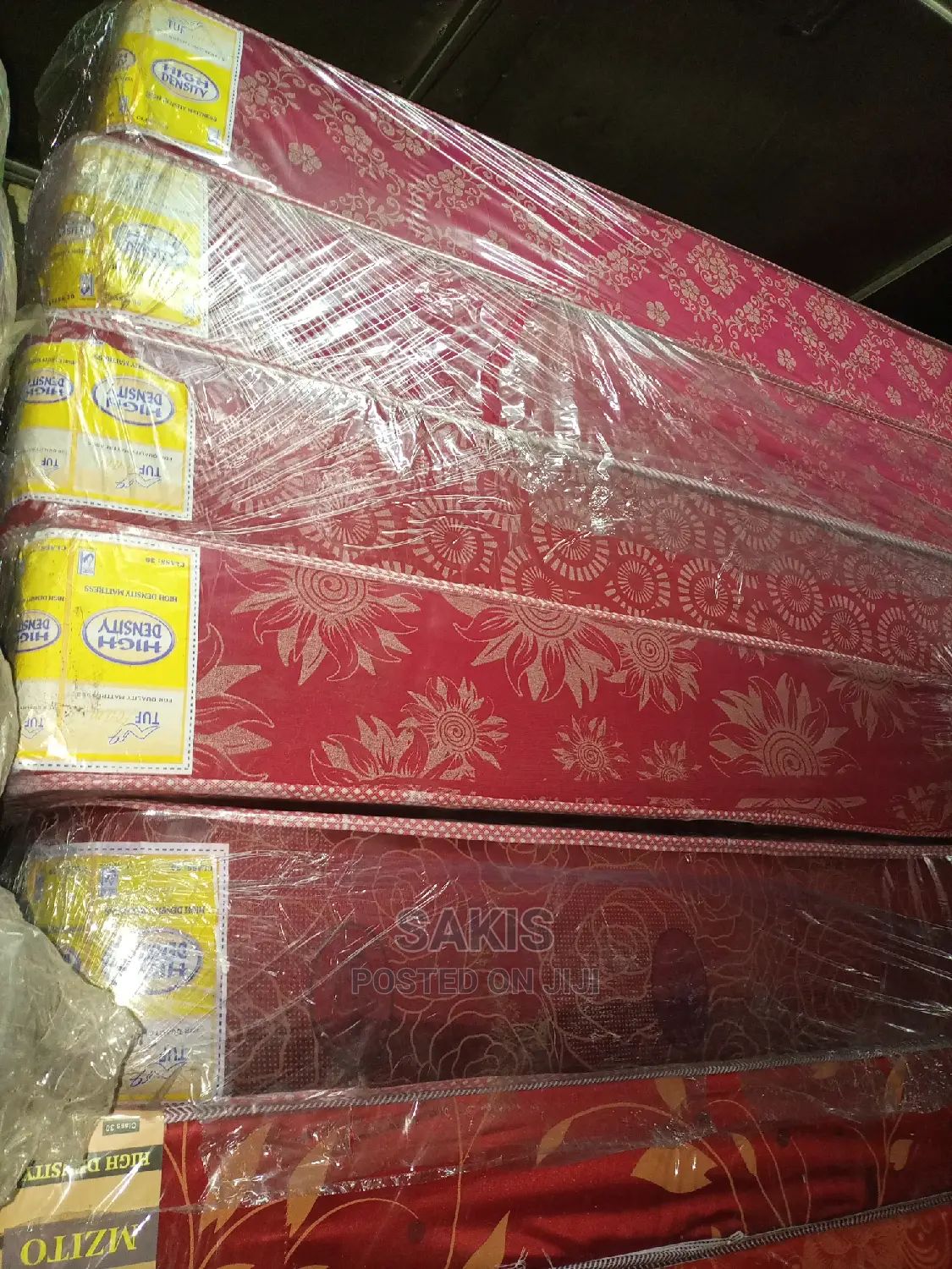 🎁 Tuffoam 6-Inch High Density Heavy Duty Mattress 🛏️ | Durable & Supportive 💪 | Luxurious Floral Cover 🌺 | Ideal for Home, Guest Rooms & Hostels 💤🔥