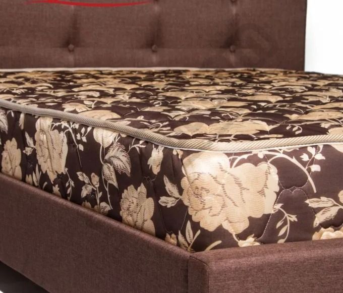 🐘🛏️ NDOVU 8-Inch Quilted Medium Duty High-Density Mattress – Elegant Floral Comfort with Reliable Support 💪🧵 (Brand New) – Sleep Smart with Quality Foam 💯🌙