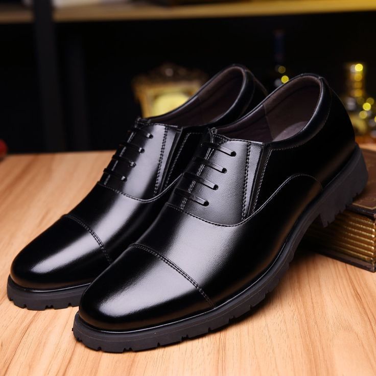 Men's pure leather shoes Classic business casual shoes breathable shoes official shoes Boys dress shoes British style shoes oxfords Party shoes Wedding shoes size 39-46