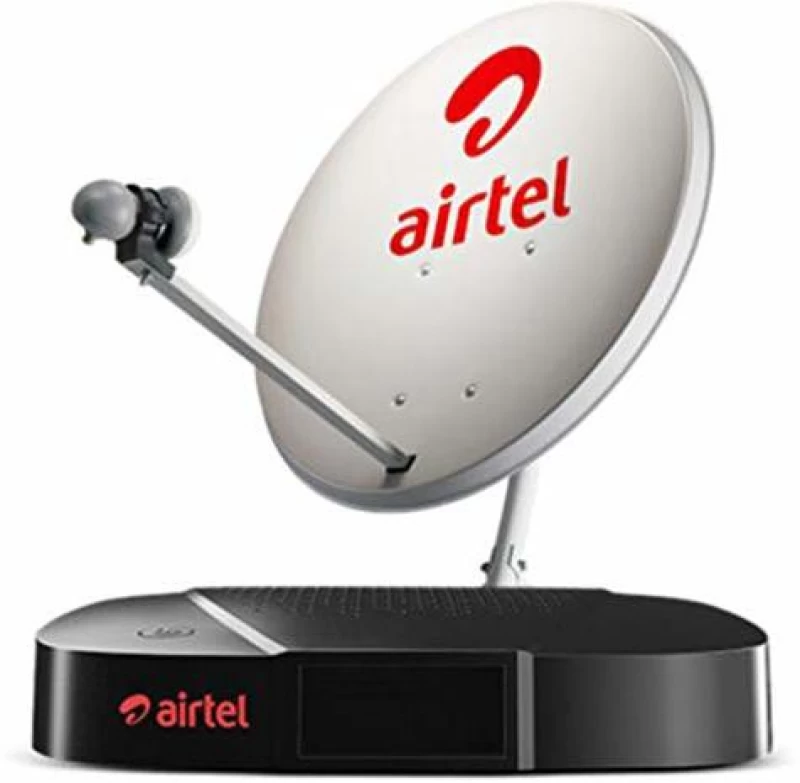 Airtel Digital TV Dth Hd Set Top Box | 6 Months Entertainment Pack I Free Standard Installation|Recording Feature