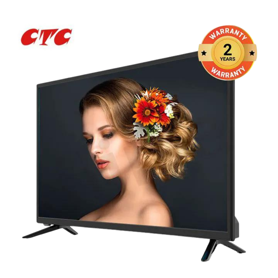 CTC 32 Inch By Changhong Android Smart TV LED HD Television with 24 Months Warranty Black 32 inch, FHD TV,NETFLI,YOUTUBE,HDMI,WIFI Connect, USB 2.0, DVB-T2, Android 1+8GB, WLAN Port +7 gifts