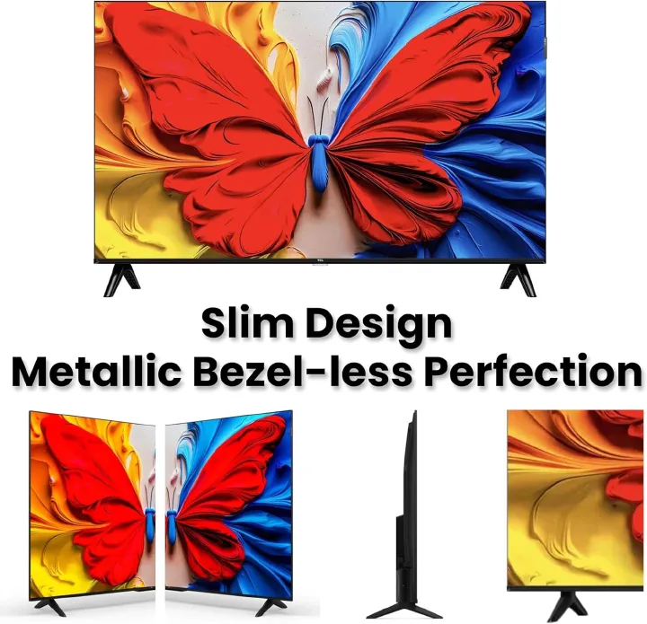 TCL S5K 43" Inch Smart QLED, Full HD Google TV, Dolby Audio,HDR 10 &HDR 10+,Voice remote,Inbuilt Decoder+FREE 7 GIFTS