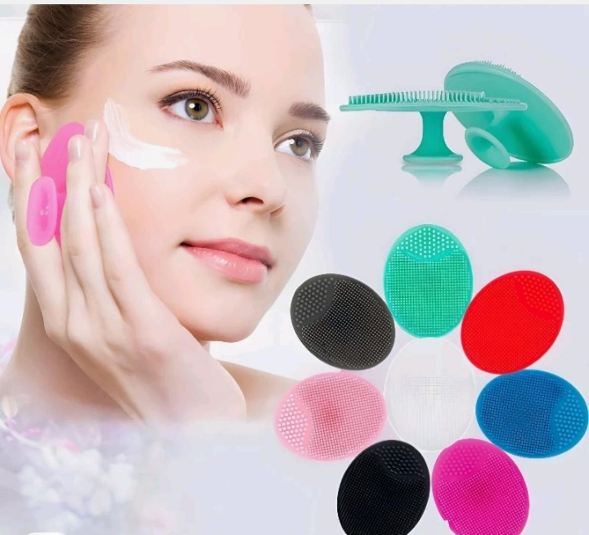 1PC Silicone Facial Cleaning Pad Face Pore BlackheadExfoliating Cleanser Face SPA Massager Brush SkinCleansing Scrubber Tools