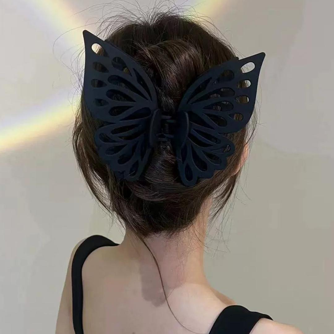 Large Hair Claw Clips Butterfly Hollow Extra Hair ClawWomen Ponytail Hair Grab Heart Elegant Hair Accessories