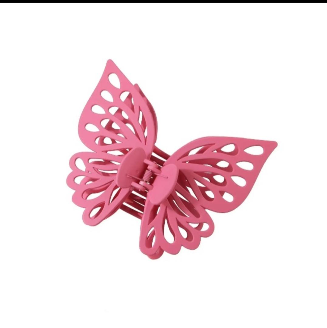 Large Hair Claw Clips Butterfly Hollow Extra Hair ClawWomen Ponytail Hair Grab Heart Elegant Hair Accessories