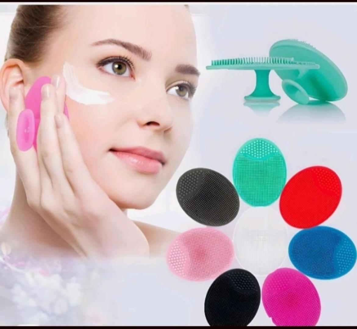 1PC Silicone Facial Cleaning Pad Face Pore BlackheadExfoliating Cleanser Face SPA Massager Brush SkinCleansing Scrubber Tools