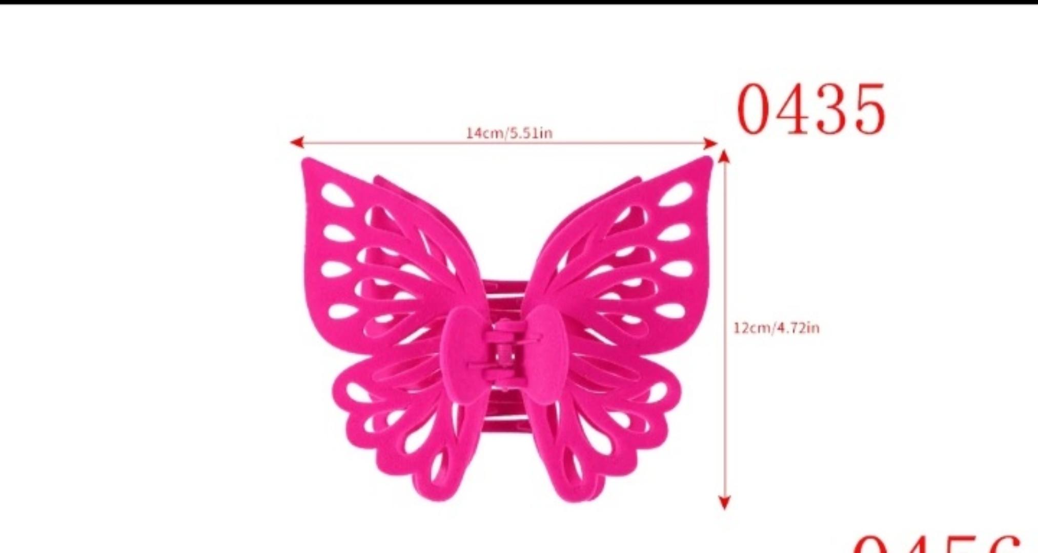Large Hair Claw Clips Butterfly Hollow Extra Hair ClawWomen Ponytail Hair Grab Heart Elegant Hair Accessories