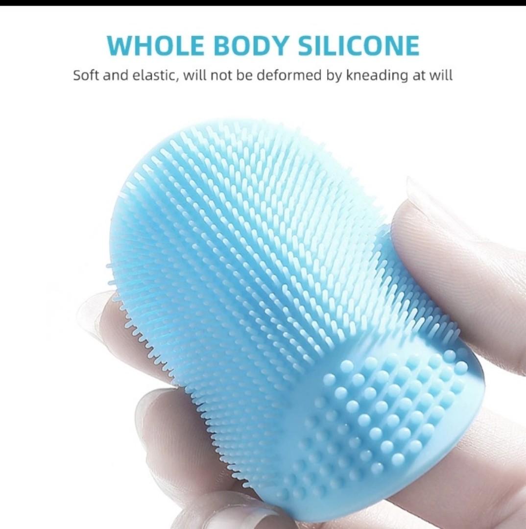 1 pc baby bath soft silicone brush