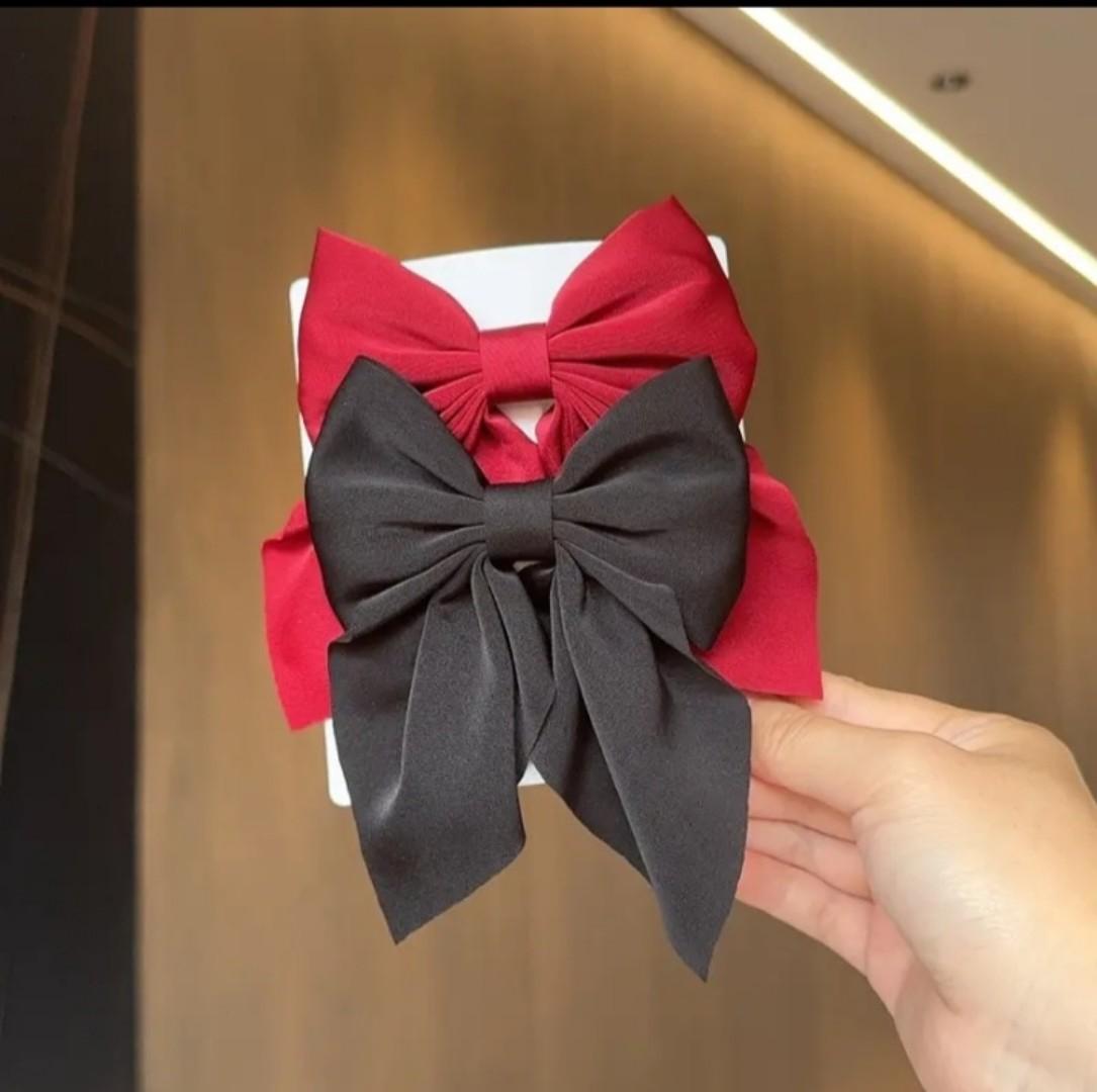 Hair Bow,short cute satin hair bow(Butterfly design)A Must have for a baby girl