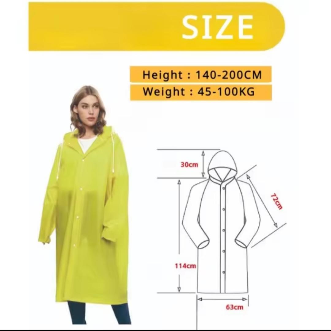 Raincoat – Durable, Waterproof, and Lightweight for Men and Women, Perfect for Hiking, Travel, and Everyday Use**