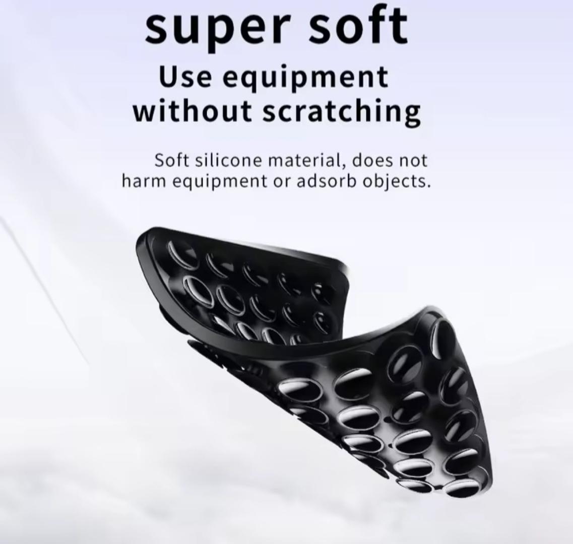 Silicone Suction(RE_USABLE) Cup Phone Case Mount , Phone Accessories Hands-Free Strong Grip Holder for Selfies and Videos, Silicon Phone Stand Fits for iPhone and Android, 1pcs