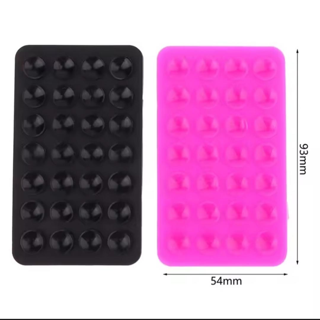 Silicone Suction(RE_USABLE) Cup Phone Case Mount , Phone Accessories Hands-Free Strong Grip Holder for Selfies and Videos, Silicon Phone Stand Fits for iPhone and Android