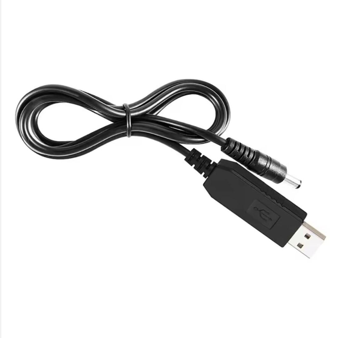 WiFi to Powerbank Cable Connector DC 5V to 12V USB Cord Boost Converter Power Boost Line Step-up Cord for Wifi Router Modem Fan (RESTOCKED!!!)