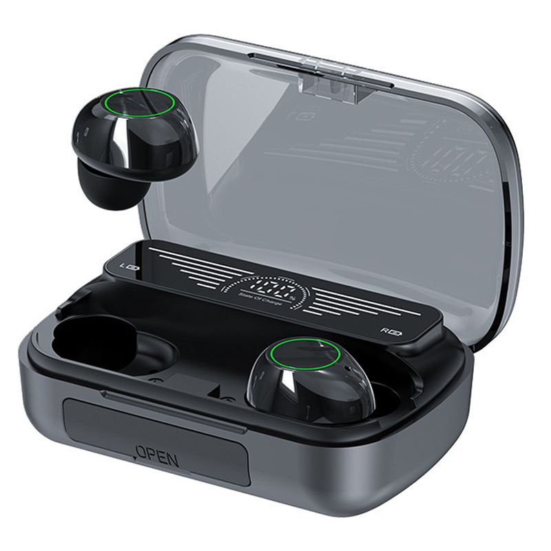 Noise Cancelling HIFI Stereo Sound TWS Bluetooth Wireless Headphones Sports Music Gaming Earbuds Bluetooth Wireless Earphone With Microphone BQ10 1200mAh Waterproof Bluetooth Earphone Wireless Earbuds