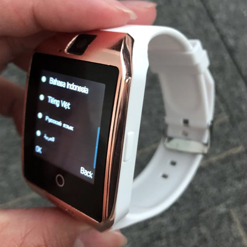 Q18 Smart watch With SIM Card Slot TF Slot Bluetooth smart watch Men Women smart watch With Camera Curved screen 1.54'' 350mAh battery MP3 Player 64M memory Touch Screen Smartwatch Sports Smart Watch