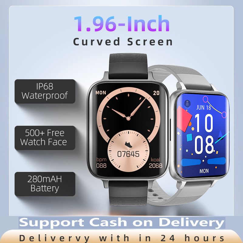 OD1 Thin Bluetooth Call Smart Watch Heart Rate Blood Pressure Monitor Step Body Temperature IP68 Waterproof Sports Smart Bracelet Full Touch HD Curved Screen Smartwatches For Men Smart Watch For Women