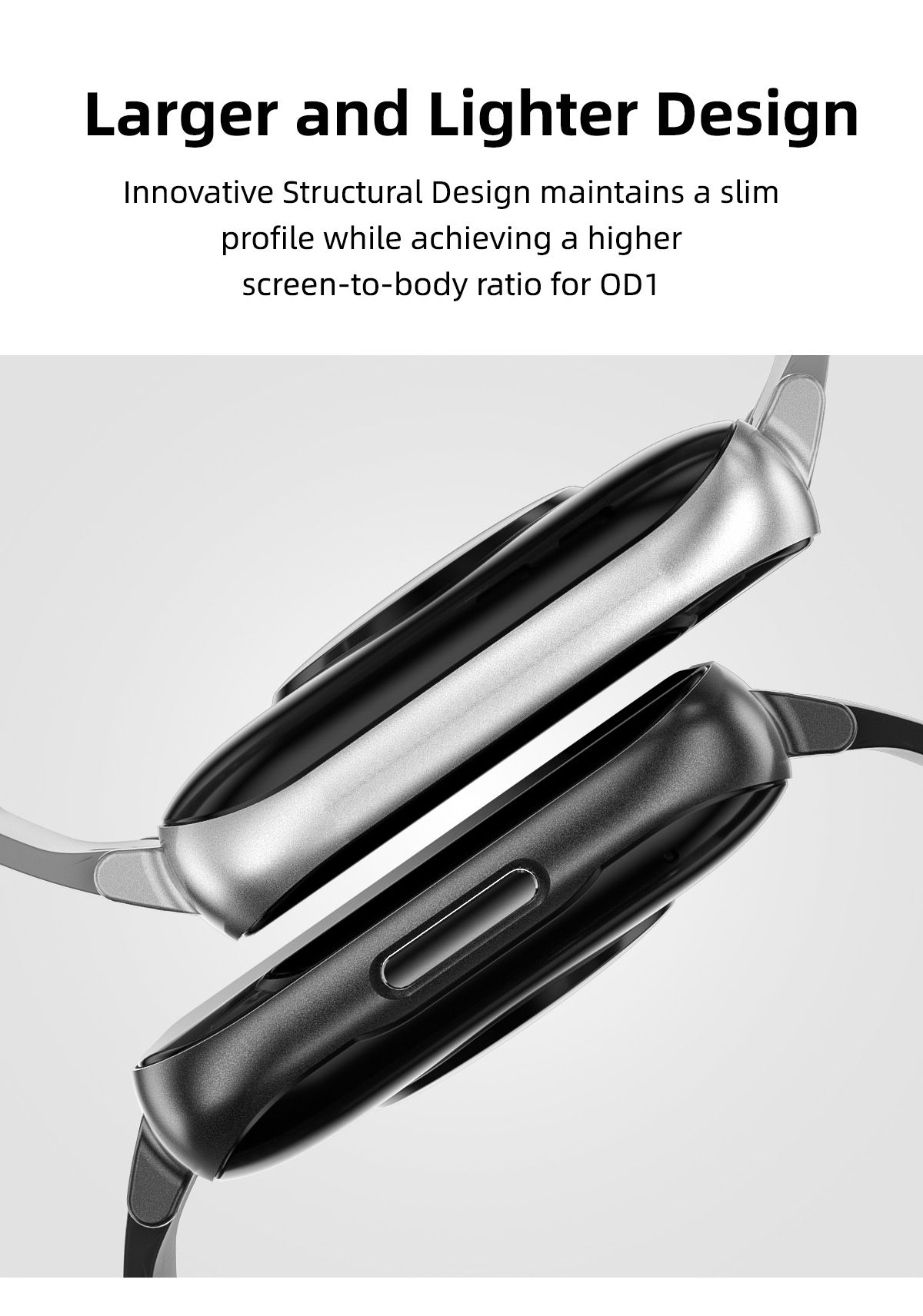 OD1 Thin Bluetooth Call Smart Watch Heart Rate Blood Pressure Monitor Step Body Temperature IP68 Waterproof Sports Smart Bracelet Full Touch HD Curved Screen Smartwatches For Men Smart Watch For Women