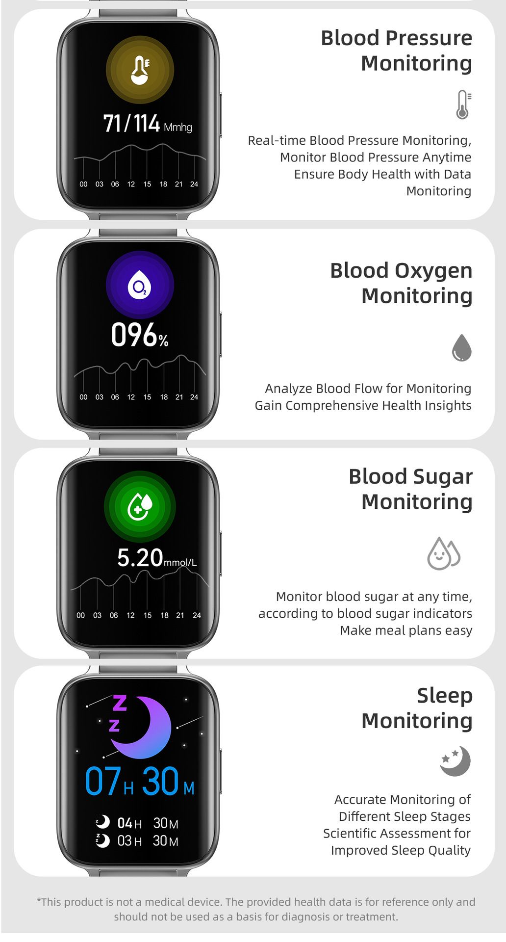 OD1 Thin Bluetooth Call Smart Watch Heart Rate Blood Pressure Monitor Step Body Temperature IP68 Waterproof Sports Smart Bracelet Full Touch HD Curved Screen Smartwatches For Men Smart Watch For Women