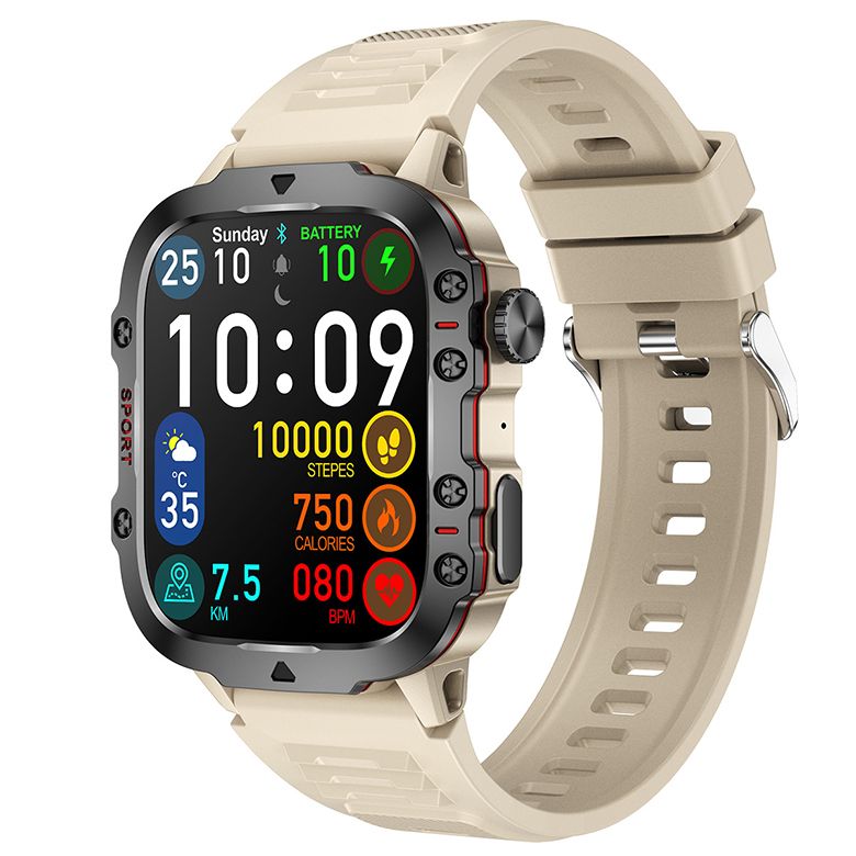 Smartwatches Men Woman QX11 1.96'' large screen Full Touch Bluetooth call smart watch large battery 420mAh heart rate IP68 waterproof Smart Watch for men women Couple Watch Siri AI voice Sports Watch