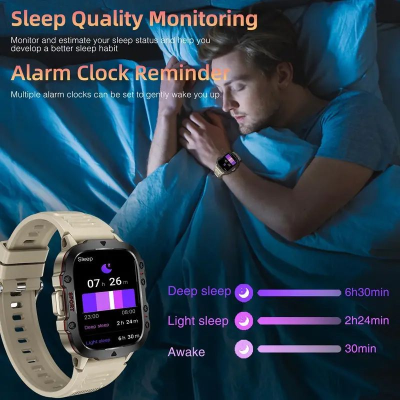 Smartwatches Men Woman QX11 1.96'' large screen Full Touch Bluetooth call smart watch large battery 420mAh heart rate IP68 waterproof Smart Watch for men women Couple Watch Siri AI voice Sports Watch