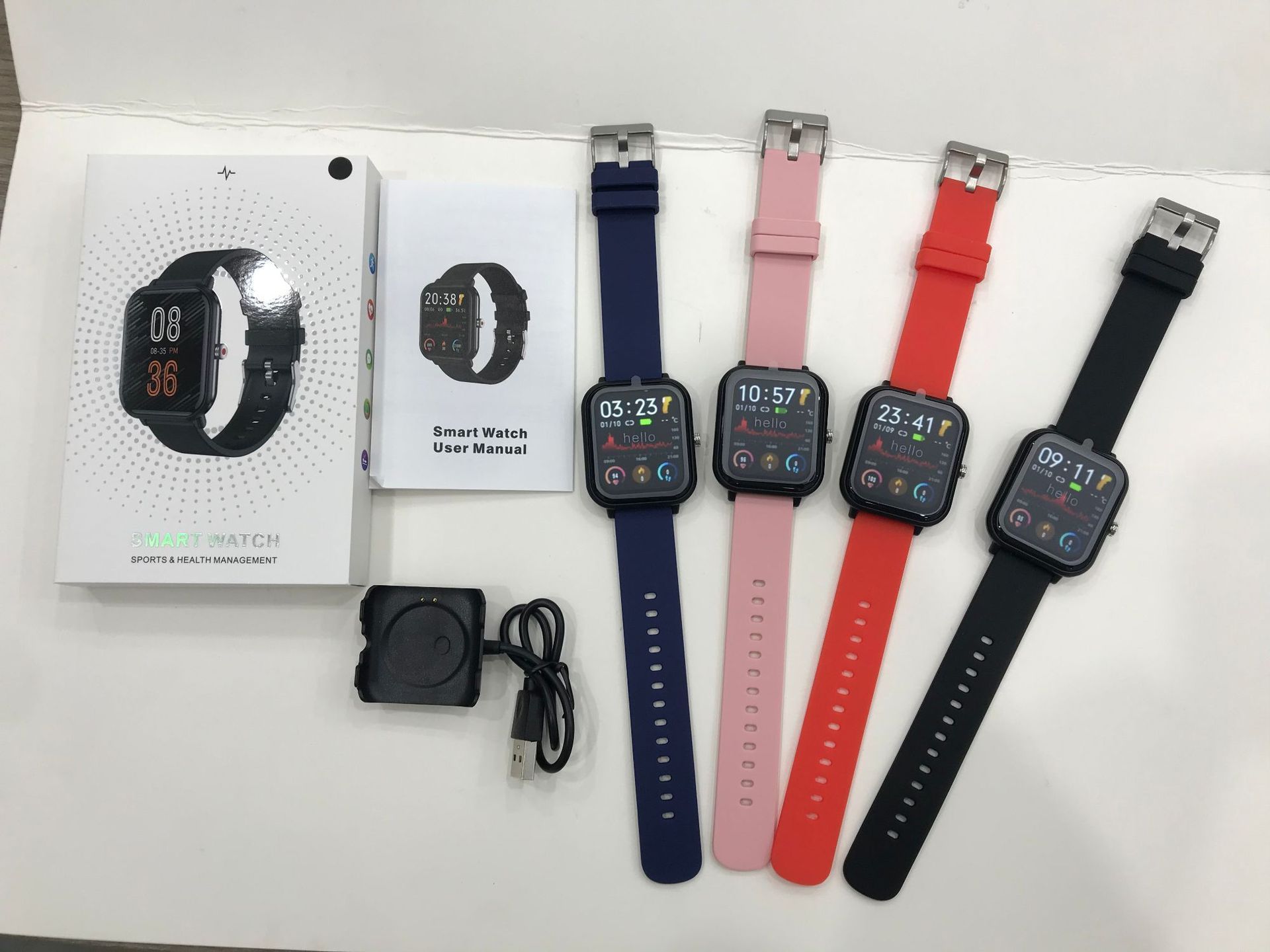 Q9pro body temperature smart watch heart rate blood pressure blood sample waterproof sports men women smart watch ladies watch Sports smart watch Smartwatch For Men Women IP68 waterproof Smart Watch