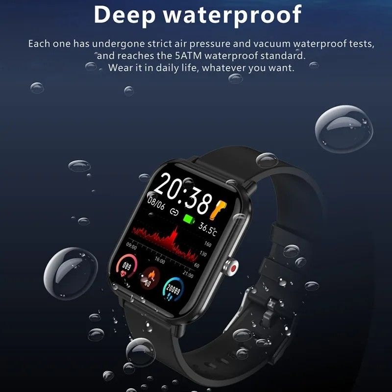 Q9pro body temperature smart watch heart rate blood pressure blood sample waterproof sports men women smart watch ladies watch Sports smart watch Smartwatch For Men Women IP68 waterproof Smart Watch