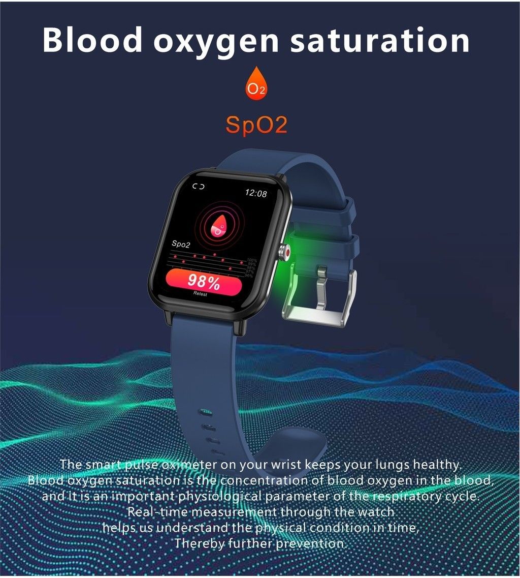 Q9pro body temperature smart watch heart rate blood pressure blood sample waterproof sports men women smart watch ladies watch Sports smart watch Smartwatch For Men Women IP68 waterproof Smart Watch