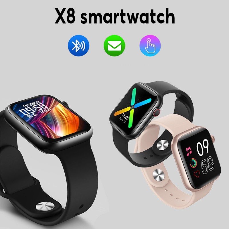 Full Touch Bluetooth connection 1.54'' Sports Smart Watch Men/Women Waterproof Bluetooth Call Heart Rate Monitor Women Men Smartwatch Iwo13 X8 Fitness Couple Watch Unisex Watch smartwatches Kids Watch