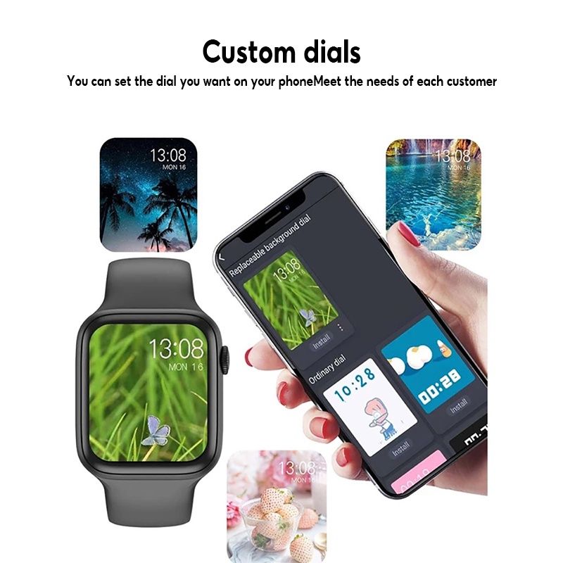 Full Touch Bluetooth connection 1.54'' Sports Smart Watch Men/Women Waterproof Bluetooth Call Heart Rate Monitor Women Men Smartwatch Iwo13 X8 Fitness Couple Watch Unisex Watch smartwatches Kids Watch