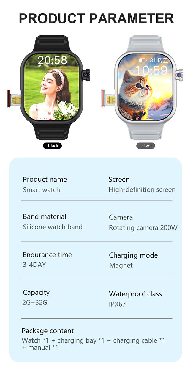 B29 smart watch with sim slot independent call phone Smart Bracelet Bluetooth Men Smartwatch s9 Men Smart Watch HD Camera Women Smart watch Waterproof Sports Watch Couple Watch GPS NFC S9 heart rate