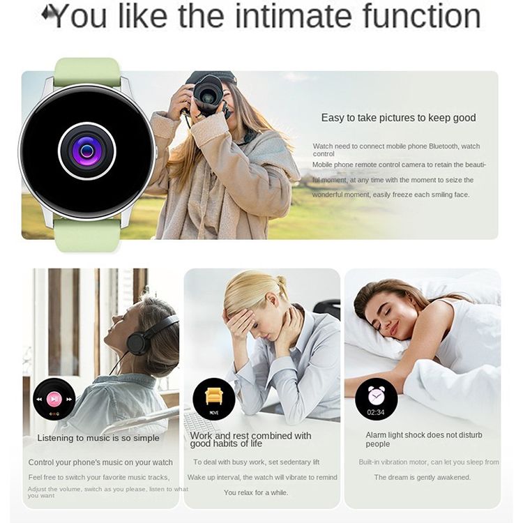 Smartwatches Gift Couple Watch Wrist Watch Bluetooth Call Fitness Sports Smart Watch Men Women Swimming Smartwatch Multifunctional Heart Rate Smart Bracelet Sports Watch Smart Watch For Men Women