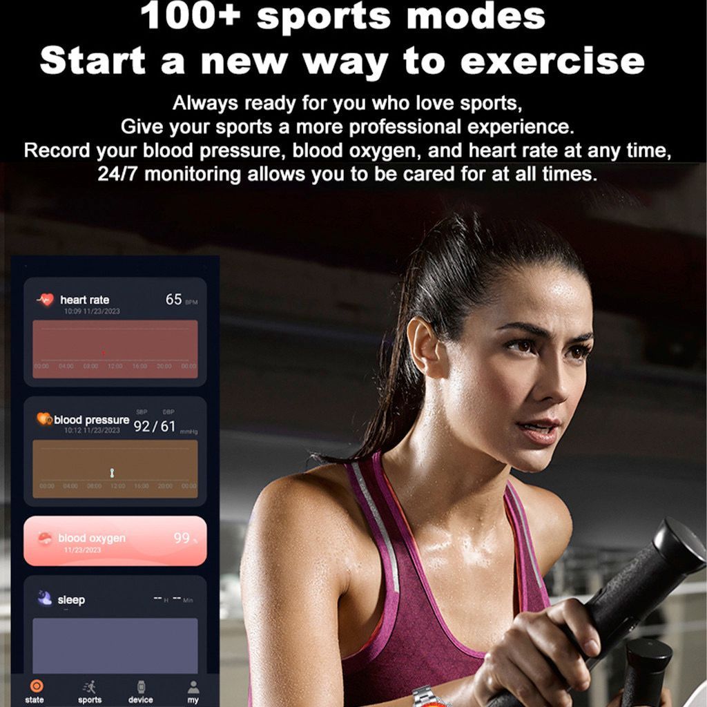 R1 Bluetooth Smart Watch Amoled Touch Screen Stainless Steel Waterproof Bluetooth Sport Bracelet R1 Heart Rate Blood Pressure Monitoring Fitness Tracker Watch Sports Smartwatch Men Smart watch For Men