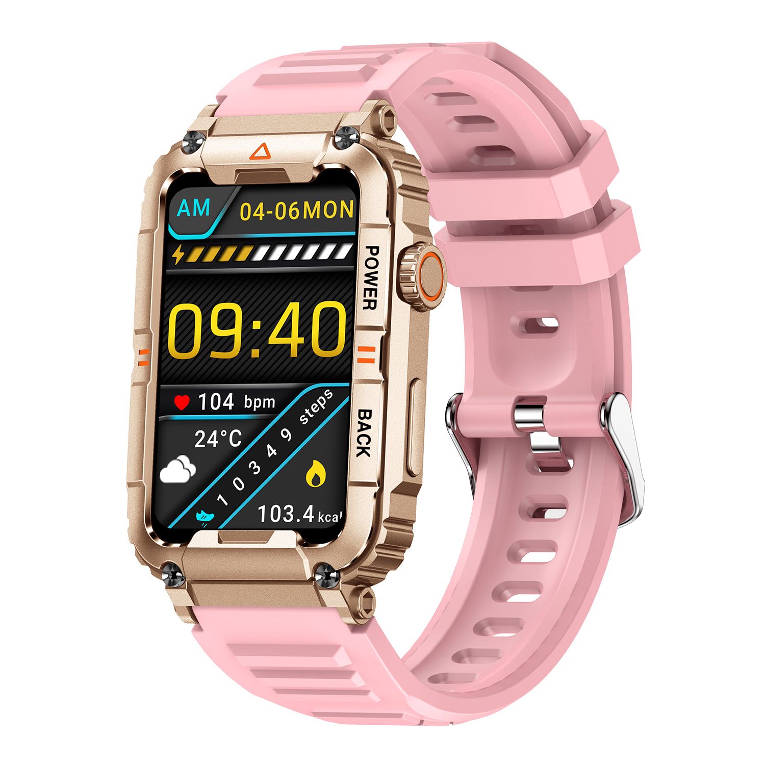 New KR88 smart watch Bluetooth call heart rate blood pressure blood oxygen monitoring outdoor sports waterproof cold-proof anti-fall watch Men's Watches Women's Watch Sports Fitness smart bracelet