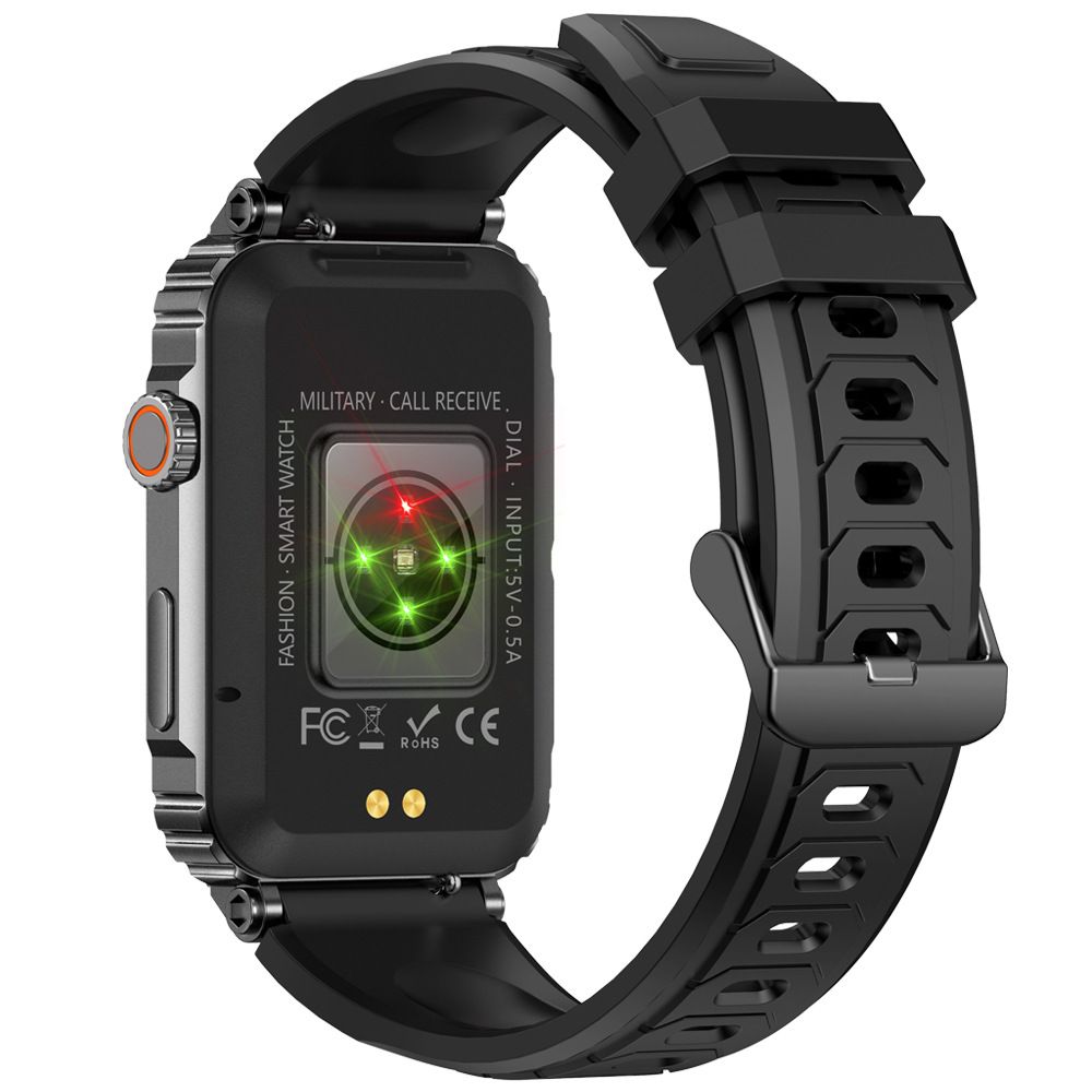 New KR88 smart watch Bluetooth call heart rate blood pressure blood oxygen monitoring outdoor sports waterproof cold-proof anti-fall watch Men's Watches Women's Watch Sports Fitness smart bracelet