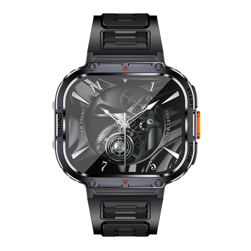 Men sport smart watch 2.0'' HD 400mAh long battery life Touch Control Bluetooth Smart watch Outdoor Waterproof Fitness Men Smartwatches With flashlight heart rate Monitor NX23 Smart watch For Men