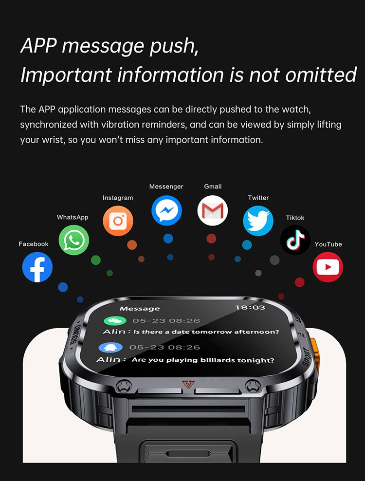 Men sport smart watch 2.0'' HD 400mAh long battery life Touch Control Bluetooth Smart watch Outdoor Waterproof Fitness Men Smartwatches With flashlight heart rate Monitor NX23 Smart watch For Men