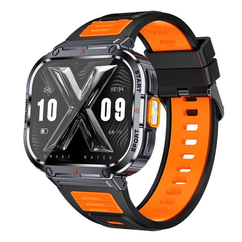 Men sport smart watch 2.0'' HD 400mAh long battery life Touch Control Bluetooth Smart watch Outdoor Waterproof Fitness Men Smartwatches With flashlight heart rate Monitor NX23 Smart watch For Men