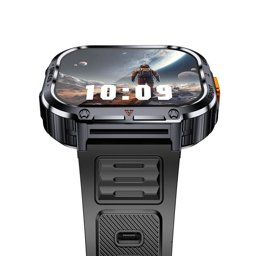 Men sport smart watch 2.0'' HD 400mAh long battery life Touch Control Bluetooth Smart watch Outdoor Waterproof Fitness Men Smartwatches With flashlight heart rate Monitor NX23 Smart watch For Men