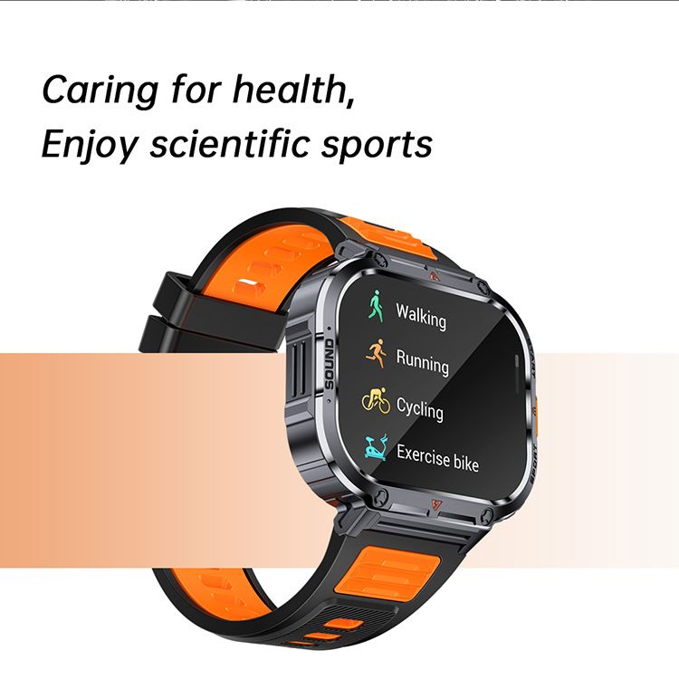 Men sport smart watch 2.0'' HD 400mAh long battery life Touch Control Bluetooth Smart watch Outdoor Waterproof Fitness Men Smartwatches With flashlight heart rate Monitor NX23 Smart watch For Men