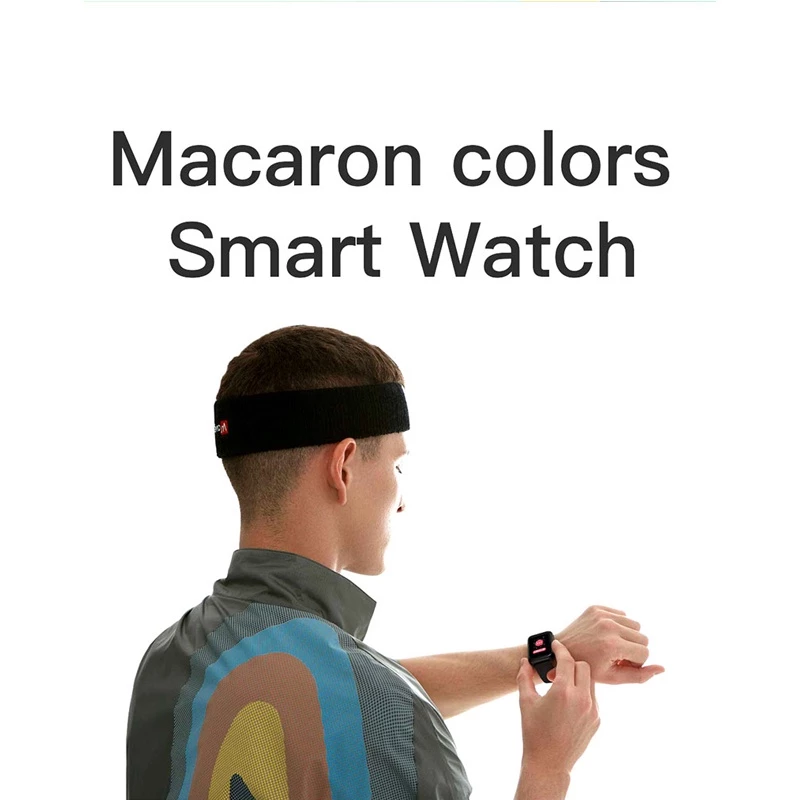 New Macaron Color Smart Watch Bluetooth Call Sport Fitness Tracker Heart rate Monitor Waterproof Smartwatch Men Smart watch Women Smart watch Wrist Band Boys Girls Smart Bracelet Smart watch For Kids