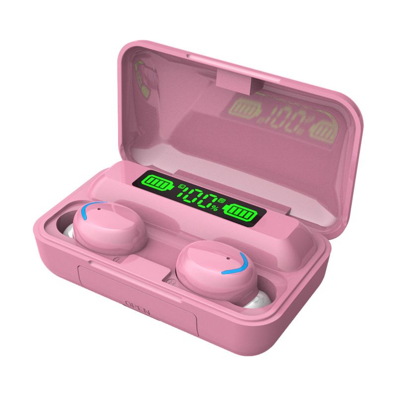 F9-5 Bluetooth headset digital display high power wireless earbuds HIFI binaural touch control mini headset waterproof Earpods in-ear noise reduction Bluetooth Headphone Gaming Earbuds For IOS Andriod