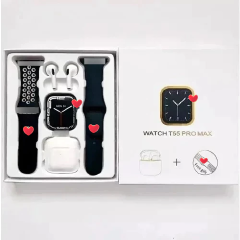 1.77'' Bluetooth Smart watch with earbuds 2 in 1 Men Smartwatch Waterproof Heart Rate Monitor Fitness Sports Smart watches With Bluetooth Earphone 2 Straps Multifunction Smart Watch For Men and Women