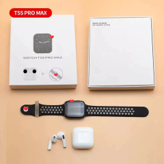 1.77'' Bluetooth Smart watch with earbuds 2 in 1 Men Smartwatch Waterproof Heart Rate Monitor Fitness Sports Smart watches With Bluetooth Earphone 2 Straps Multifunction Smart Watch For Men and Women