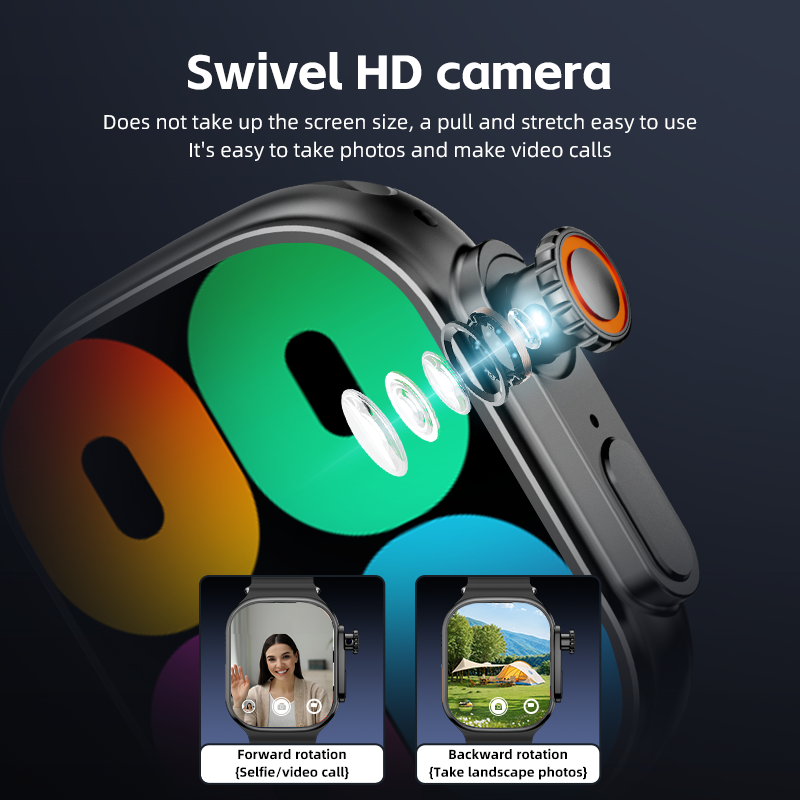 smart watch for men waterproof original smart watch sim slot and wifi for Android iPhone Smart watch Camera WS10 Ultra with Smartwatch for woman APP Download Video Call GPS Google Android Smartwatch