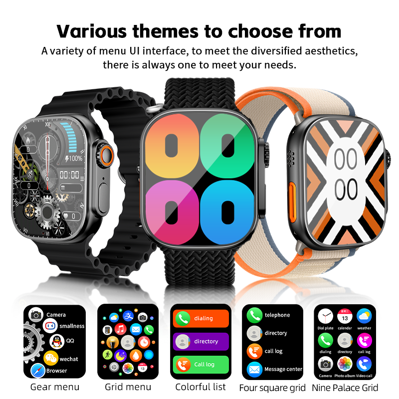 smart watch for men waterproof original smart watch sim slot and wifi for Android iPhone Smart watch Camera WS10 Ultra with Smartwatch for woman APP Download Video Call GPS Google Android Smartwatch
