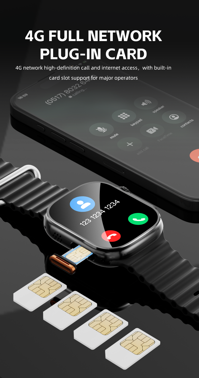 smart watch for men waterproof original smart watch sim slot and wifi for Android iPhone Smart watch Camera WS10 Ultra with Smartwatch for woman APP Download Video Call GPS Google Android Smartwatch