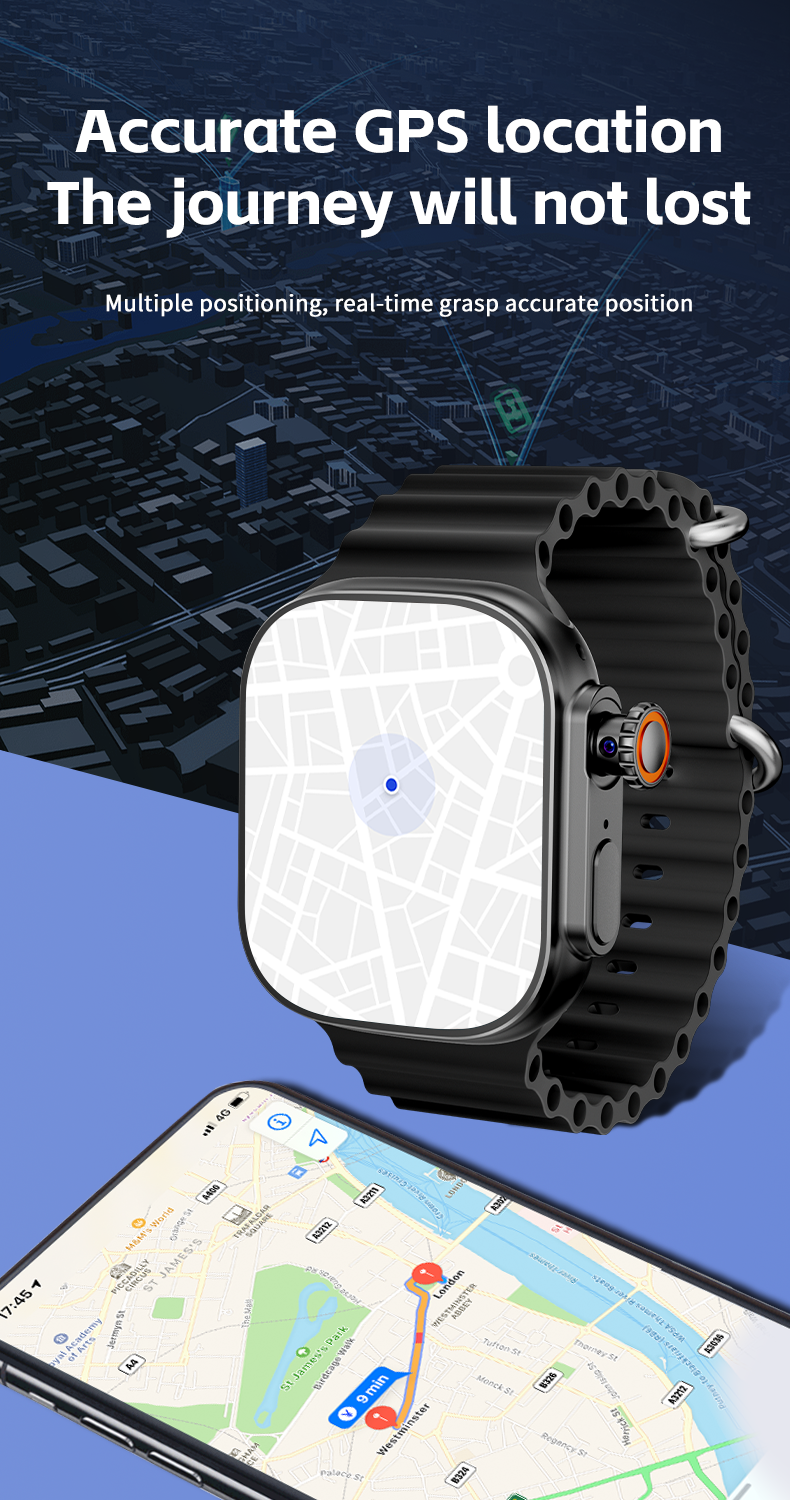 smart watch for men waterproof original smart watch sim slot and wifi for Android iPhone Smart watch Camera WS10 Ultra with Smartwatch for woman APP Download Video Call GPS Google Android Smartwatch